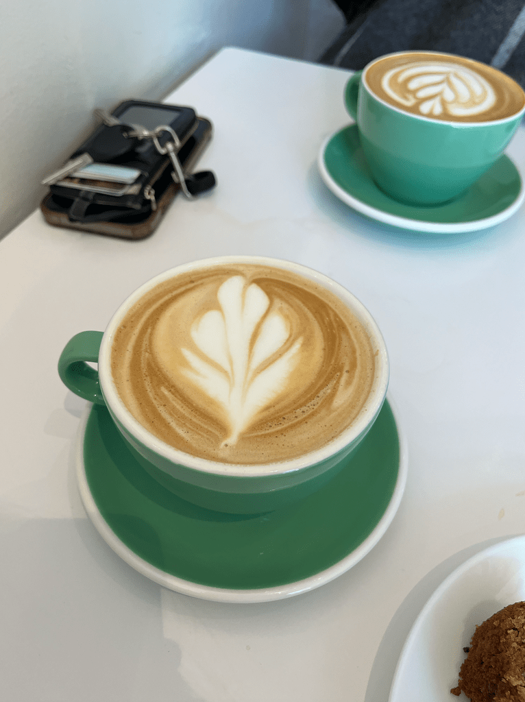 cup of hot latte